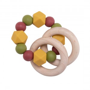 Soothing Teether beech wood red