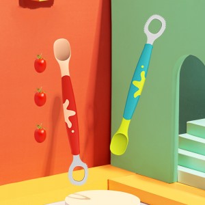 Colorful Dual Heads Silicone Spoon