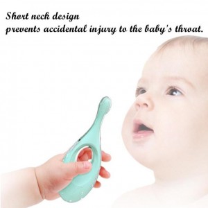 Baby toothbrush with Short Neck Design