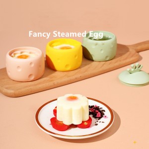 Non Stick Fancy Silicone Egg Steamer Jelly Cake...