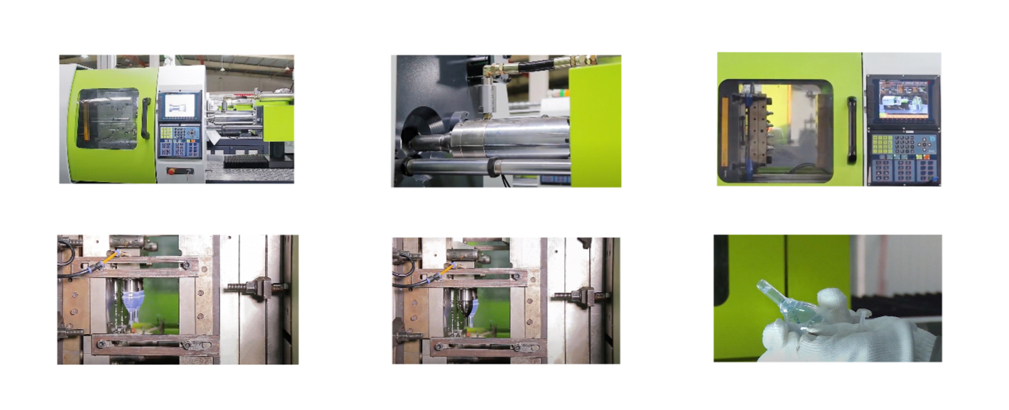 Silicone injection molding process